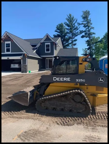 SkidSteer from the side view